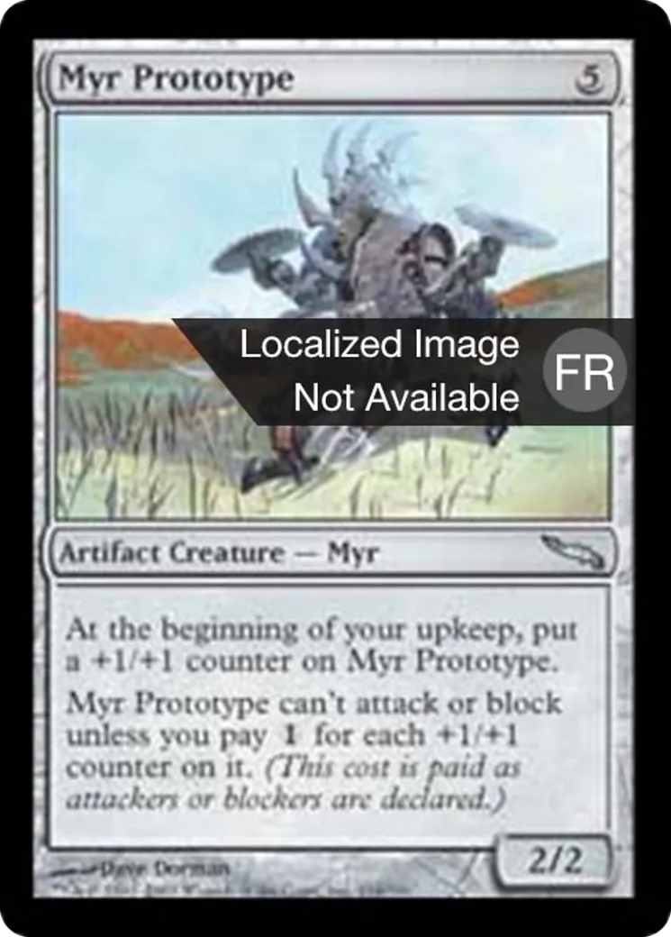 Prototype myr — Mirrodin — Magic: The Gathering