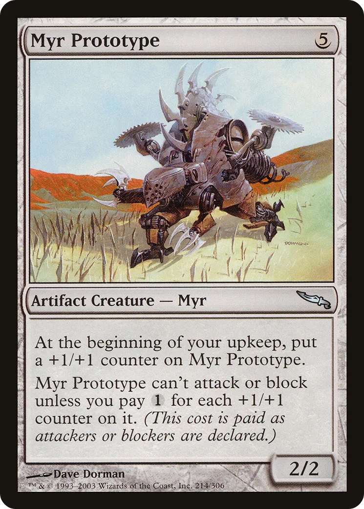 Prototype myr — Mirrodin — Magic: The Gathering