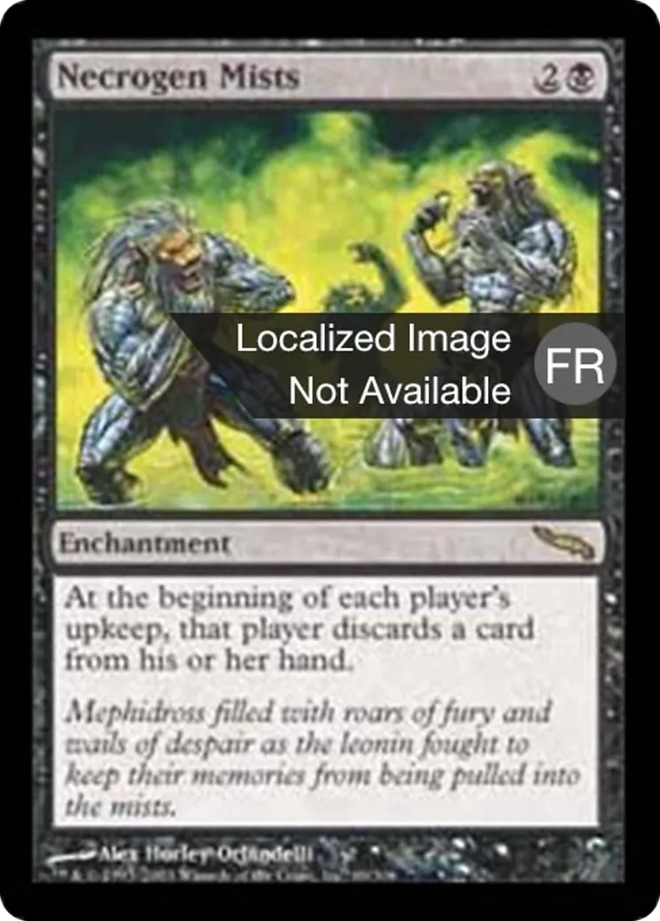 Brumes nécrogènes — Mirrodin — Magic: The Gathering