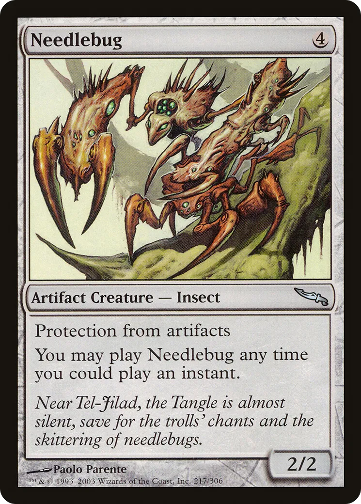 Needlebug — Mirrodin — Magic: The Gathering