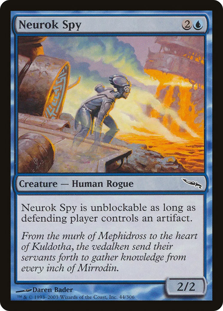 Espion neurok — Mirrodin — Magic: The Gathering