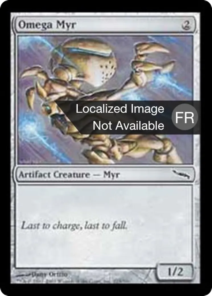 Myr oméga — Mirrodin — Magic: The Gathering