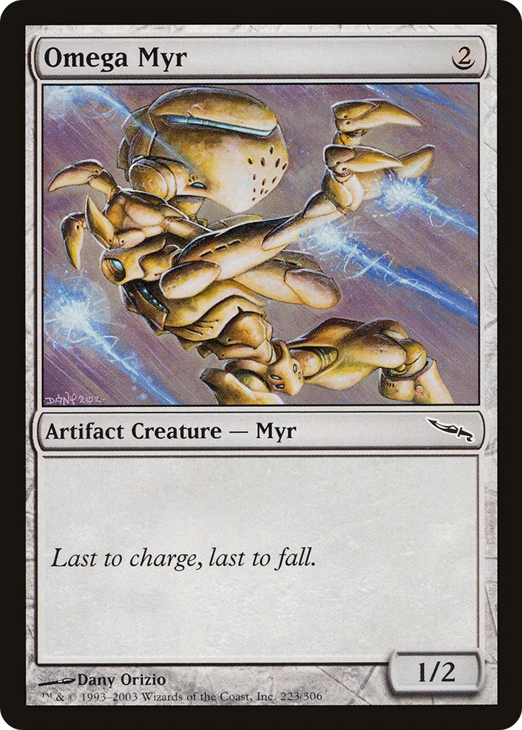 Omega Myr — Mirrodin — Magic: The Gathering