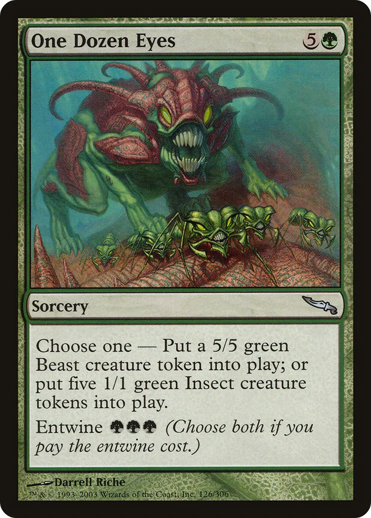 One Dozen Eyes — Mirrodin — Magic: The Gathering