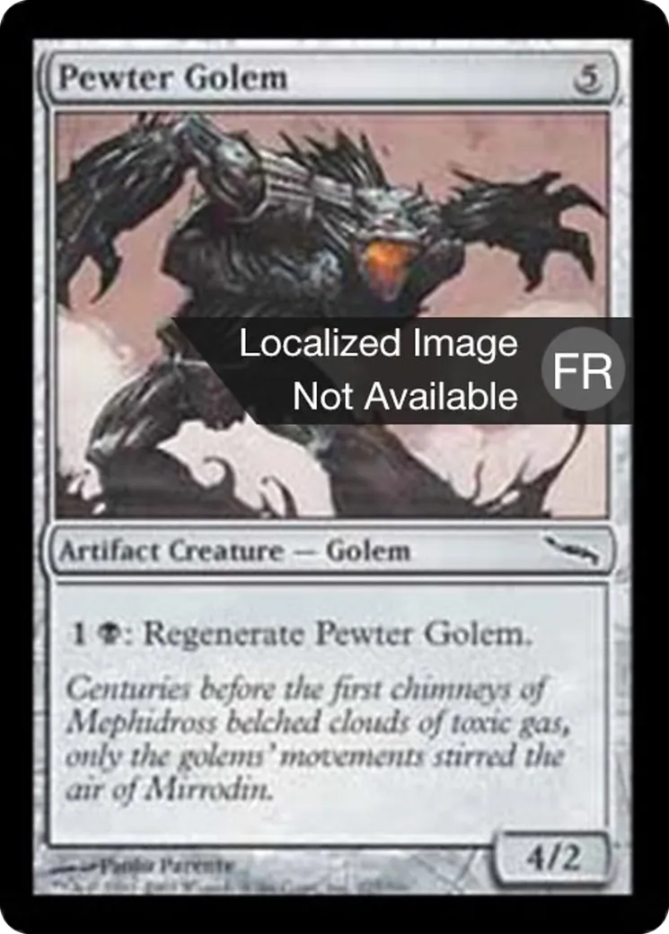 Golem d'étain — Mirrodin — Magic: The Gathering