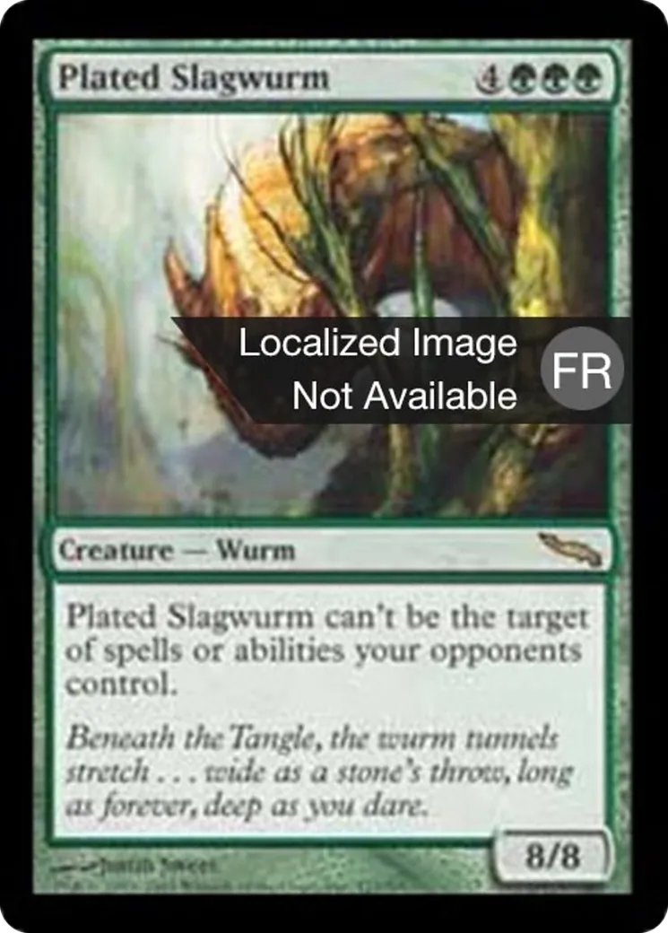 Guivre cendrée à plaques — Mirrodin — Magic: The Gathering