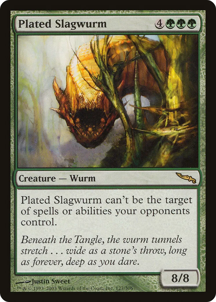 Plated Slagwurm — Mirrodin — Magic: The Gathering