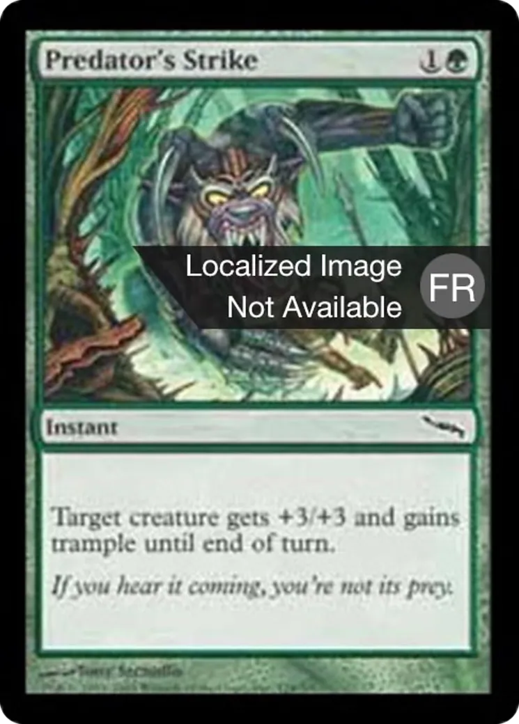 Frappe du prédateur — Mirrodin — Magic: The Gathering