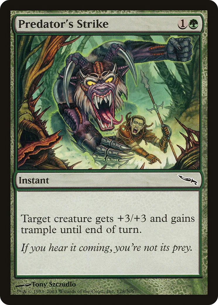 Predator's Strike — Mirrodin — Magic: The Gathering