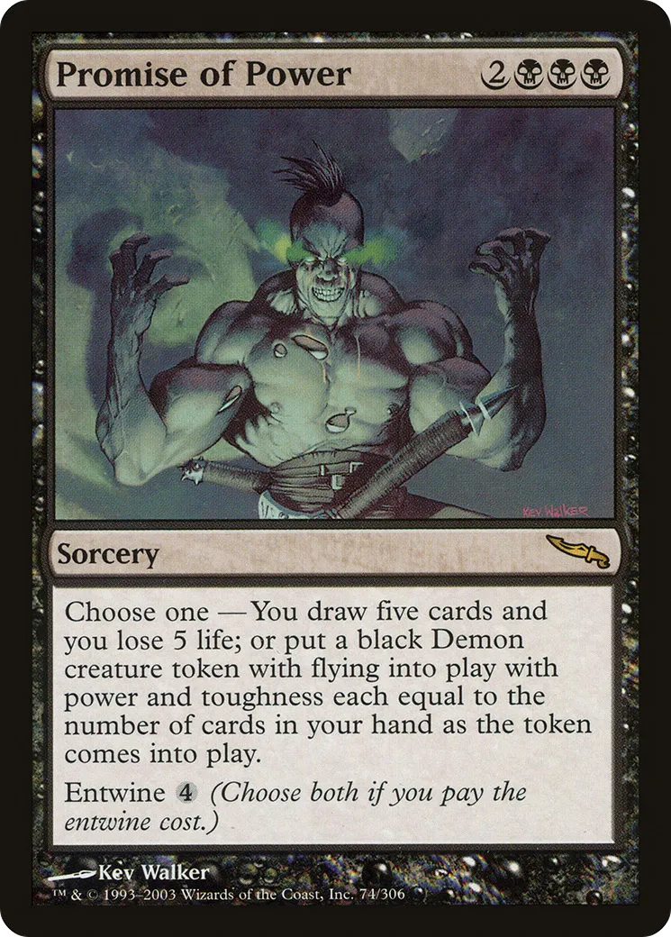 Promise of Power — Mirrodin — Magic: The Gathering