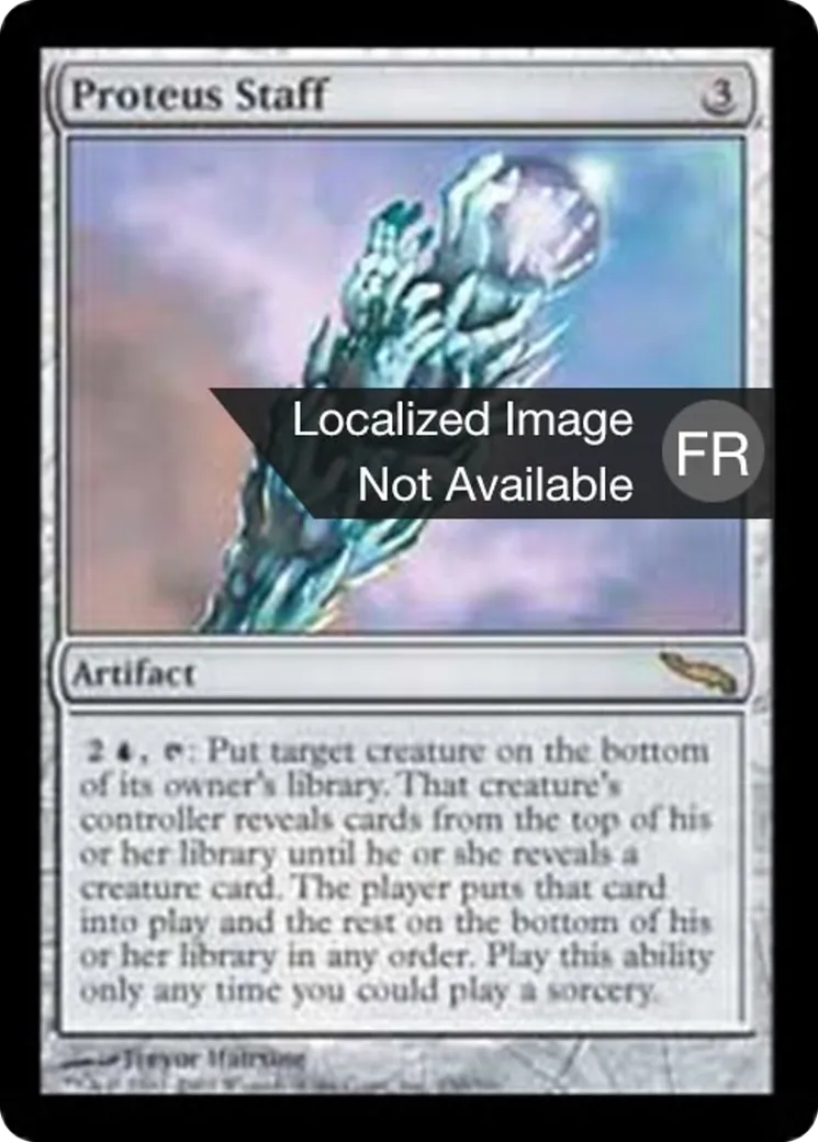 Bâton de Protée — Mirrodin — Magic: The Gathering