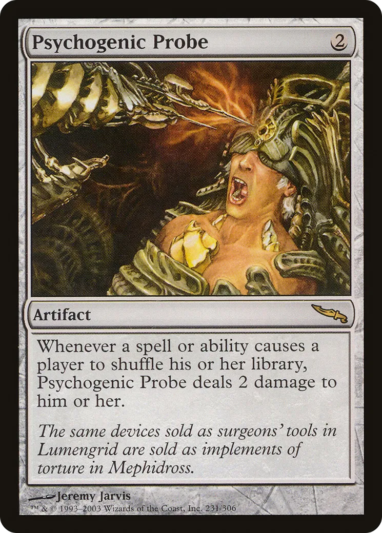 Sonde psychogénique — Mirrodin — Magic: The Gathering