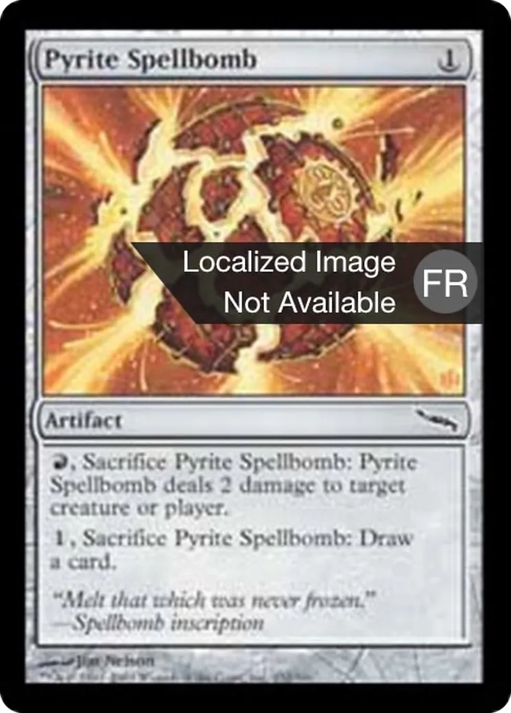 Bombe à sortilèges de pyrite — Mirrodin — Magic: The Gathering