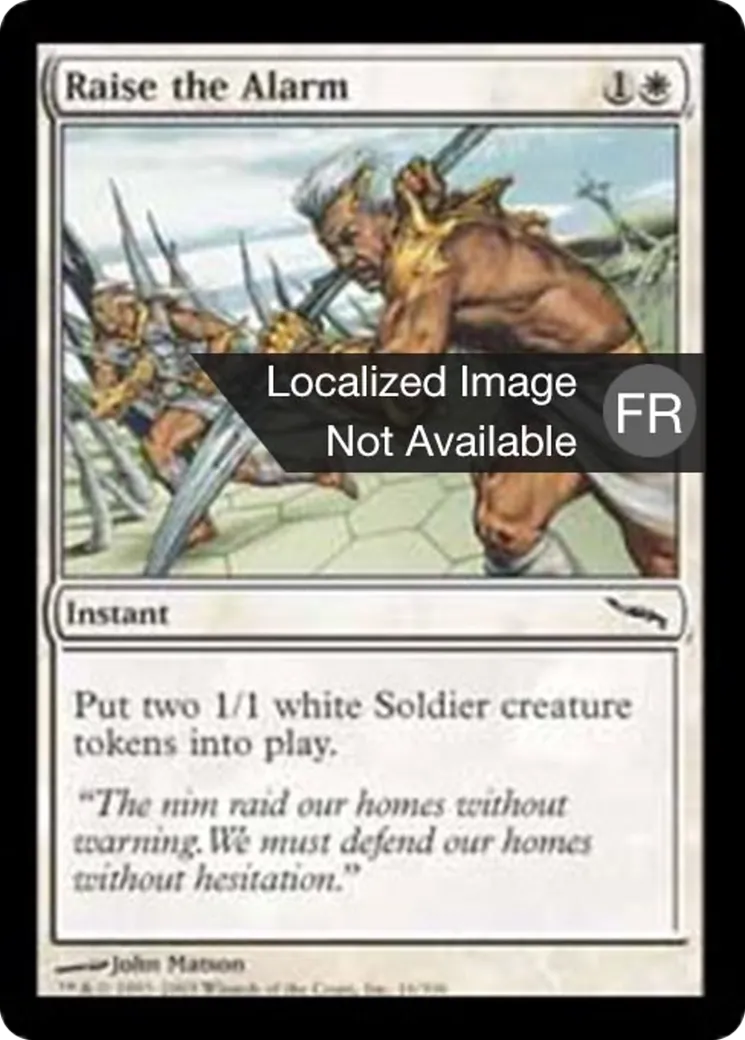 Sonner l'alerte — Mirrodin — Magic: The Gathering