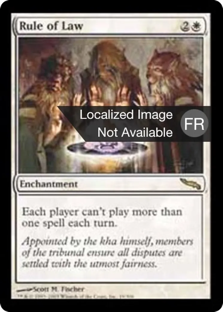 Autorité de la loi — Mirrodin — Magic: The Gathering