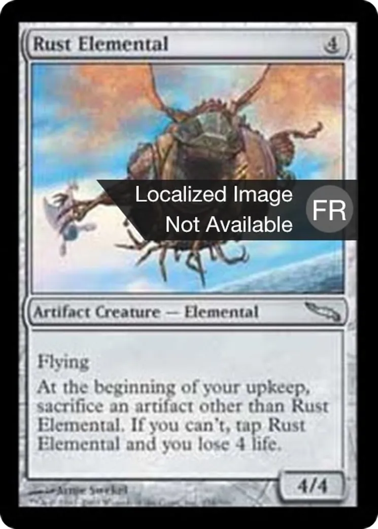 Élémental de rouille — Mirrodin — Magic: The Gathering