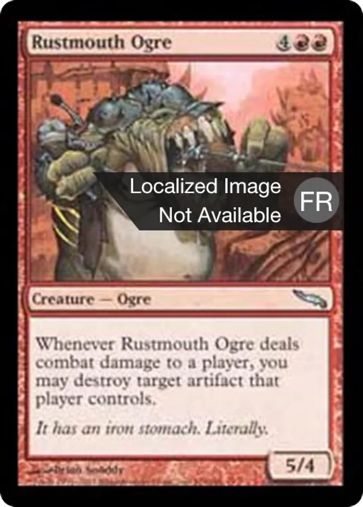 Ogre rouillegueule — Mirrodin — Magic: The Gathering