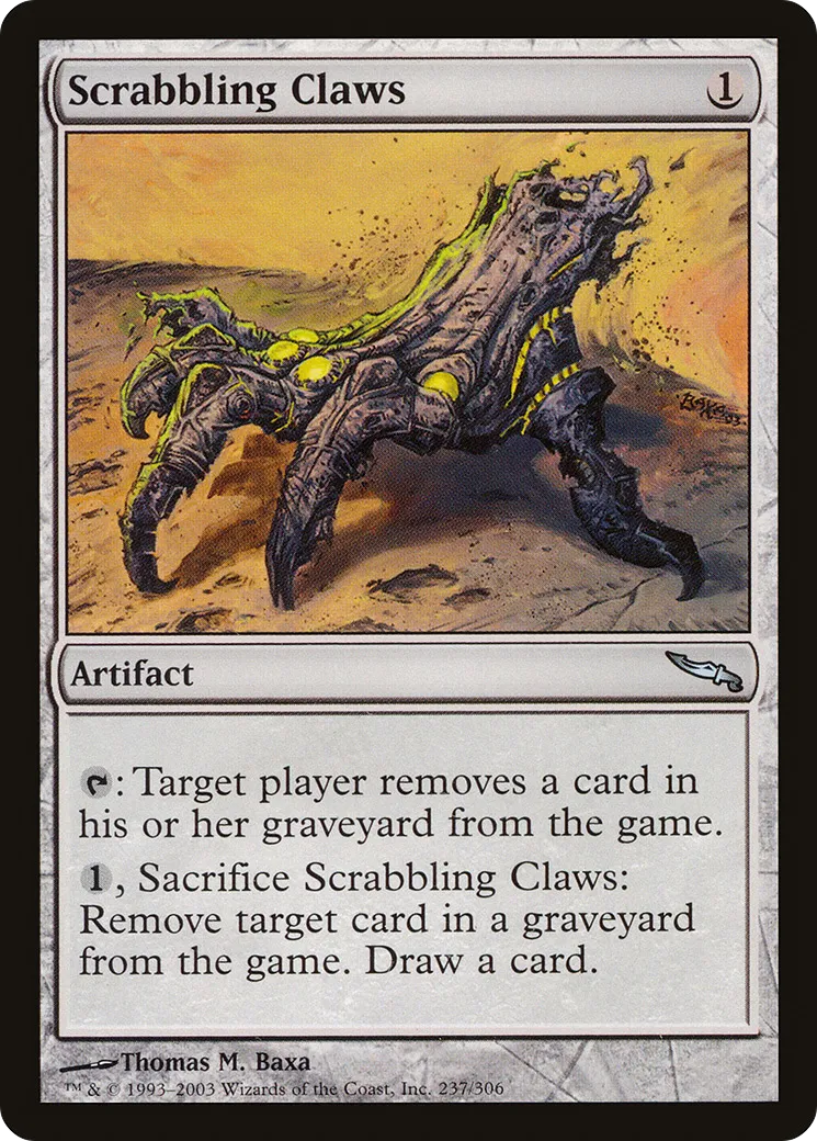 Scrabbling Claws — Mirrodin — Magic: The Gathering