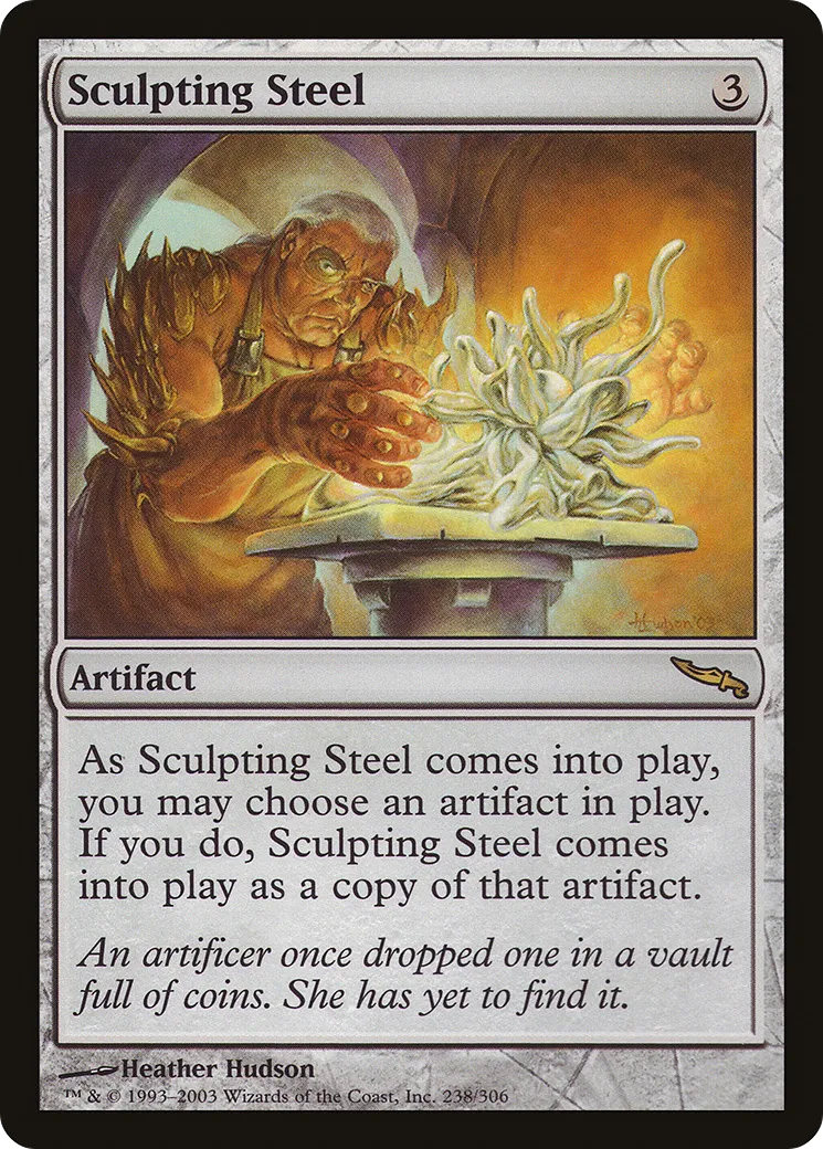 Sculpting Steel — Mirrodin — Magic: The Gathering