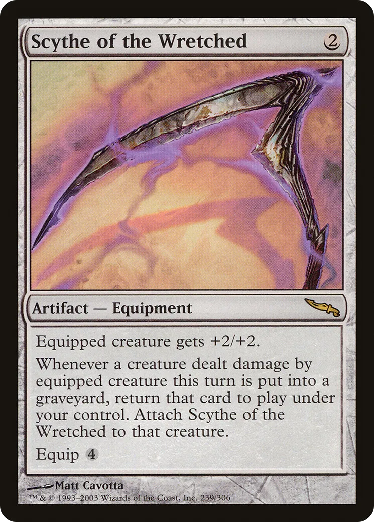 Scythe of the Wretched — Mirrodin — Magic: The Gathering