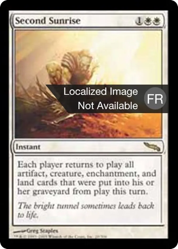 Deuxième aurore — Mirrodin — Magic: The Gathering