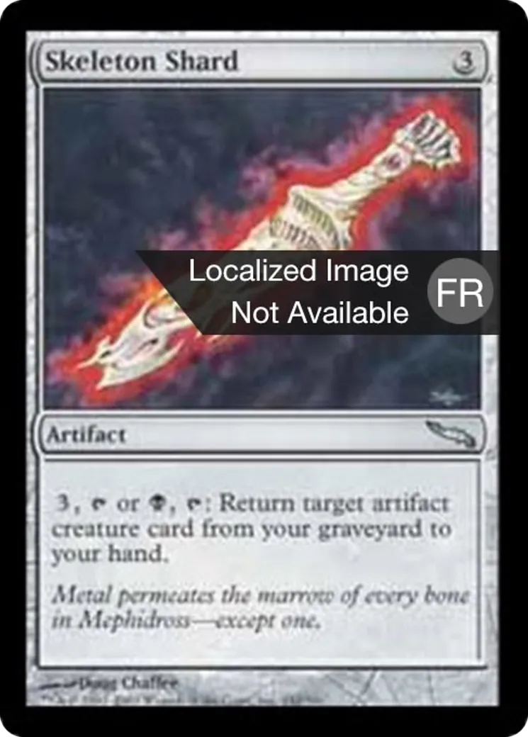 Écharde de squelette — Mirrodin — Magic: The Gathering