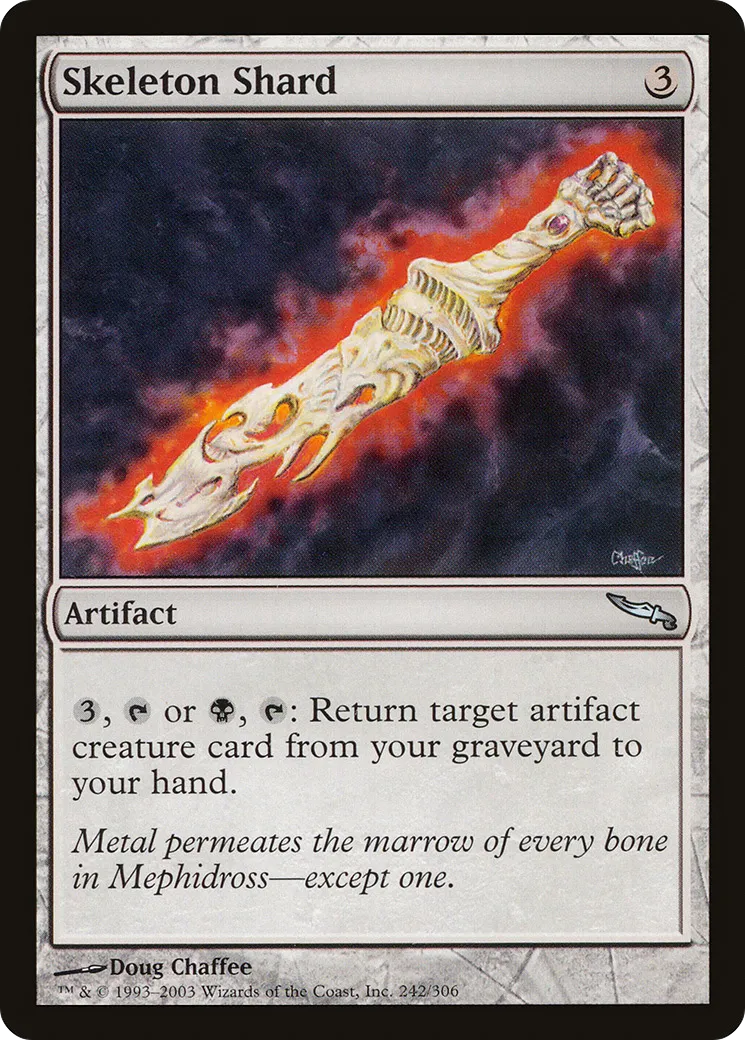 Écharde de squelette — Mirrodin — Magic: The Gathering