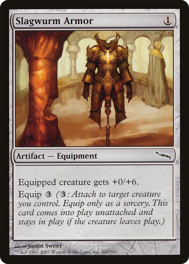 Armure de guivre cendrée — Mirrodin — Magic: The Gathering