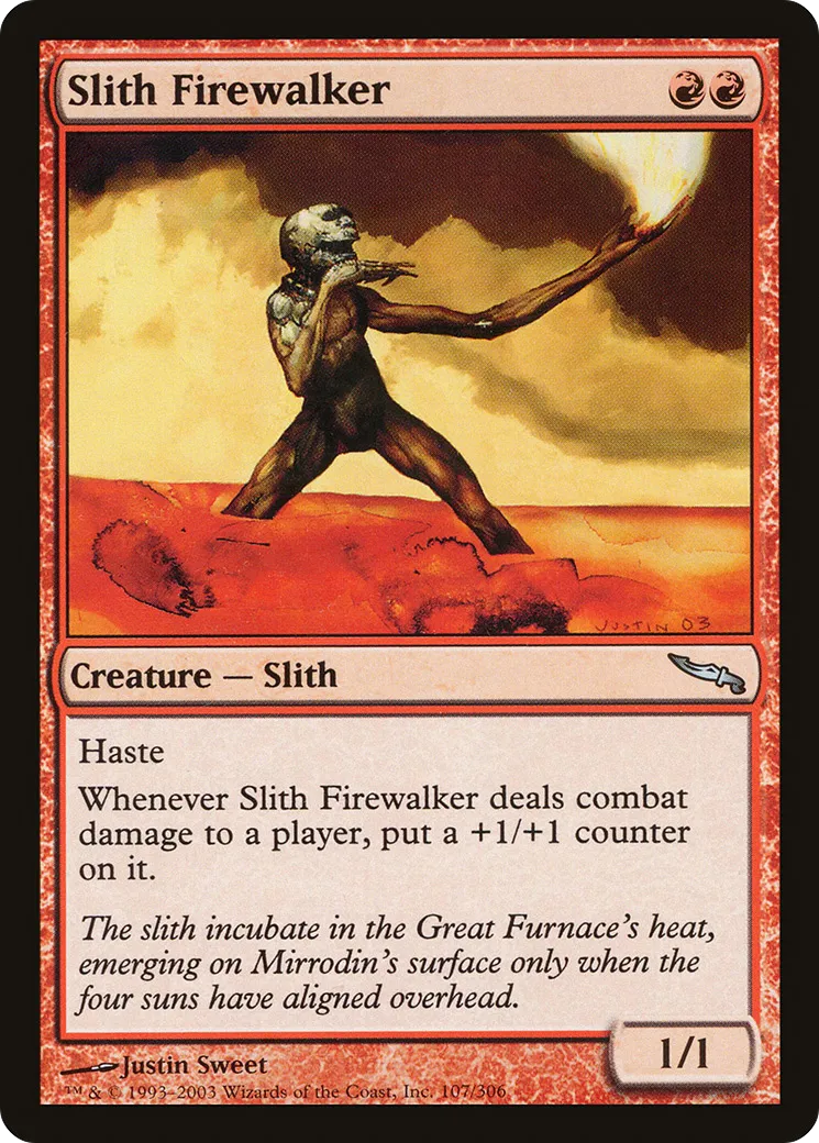 Slith Firewalker — Mirrodin — Magic: The Gathering