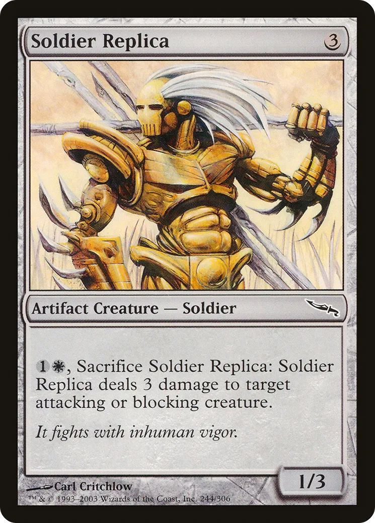 Reproduction de soldat — Mirrodin — Magic: The Gathering