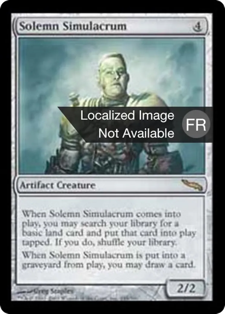 Simulacre solennel — Mirrodin — Magic: The Gathering