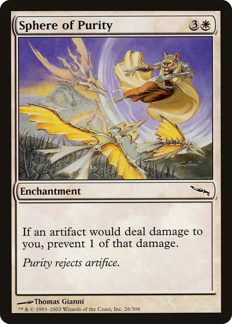Sphère de la Pureté — Mirrodin — Magic: The Gathering