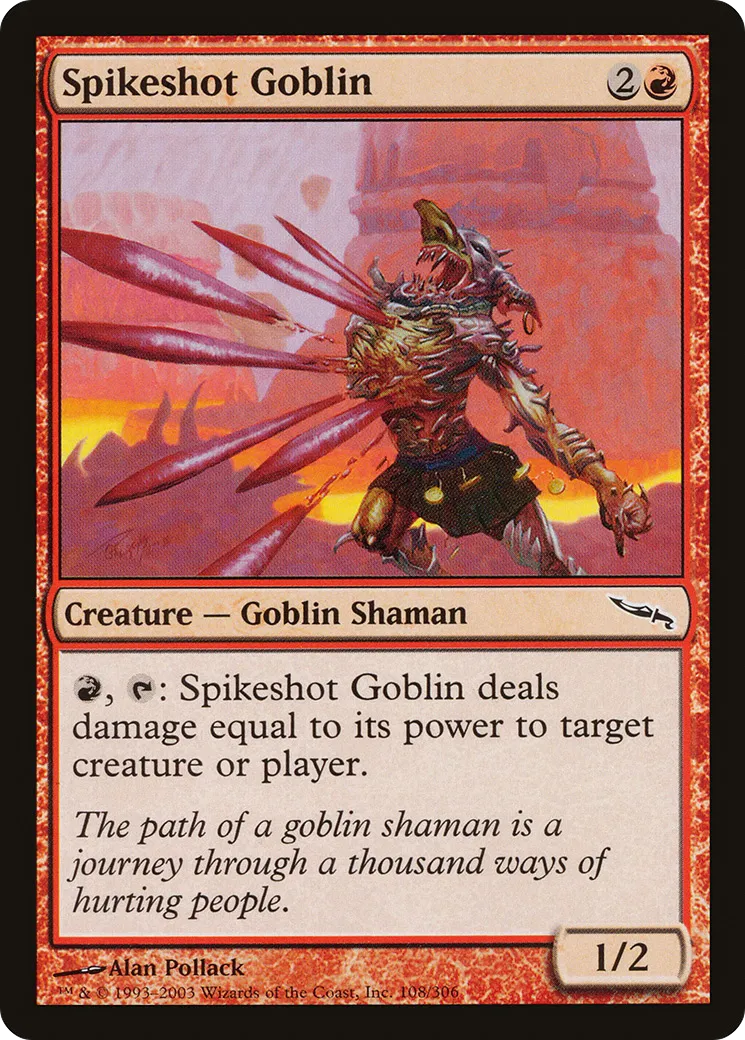 Spikeshot Goblin — Mirrodin — Magic: The Gathering
