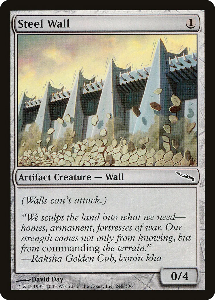 Mur d'acier — Mirrodin — Magic: The Gathering