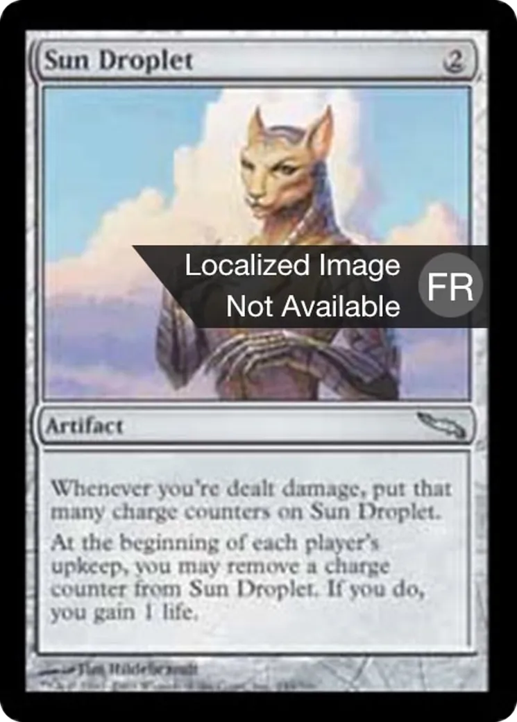 Goutte de soleil — Mirrodin — Magic: The Gathering