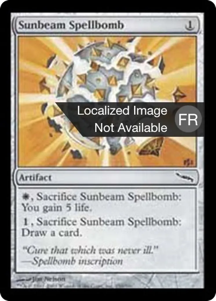 Bombe à sortilèges solaire — Mirrodin — Magic: The Gathering