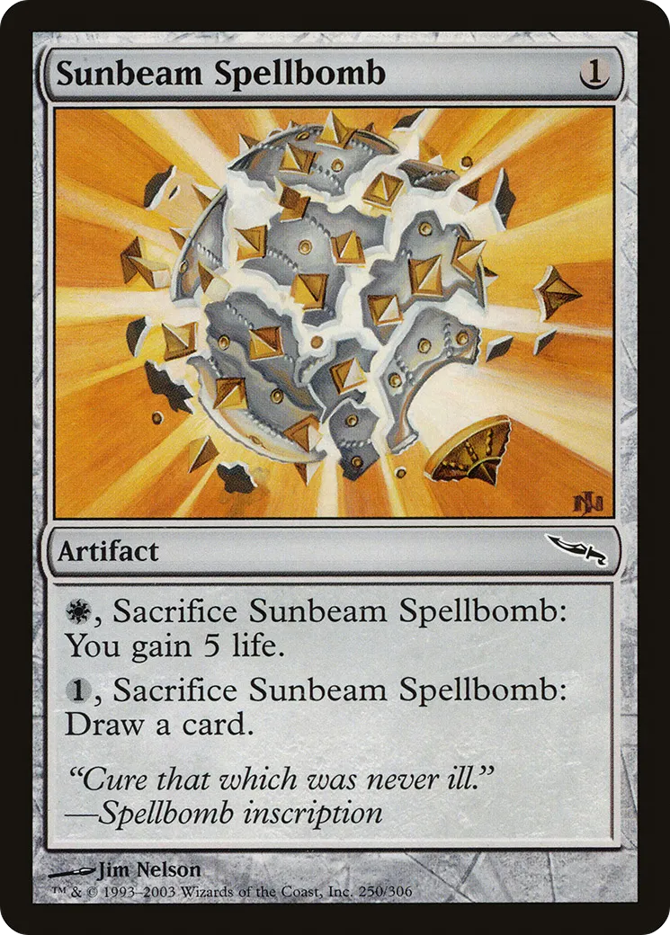 Bombe à sortilèges solaire — Mirrodin — Magic: The Gathering
