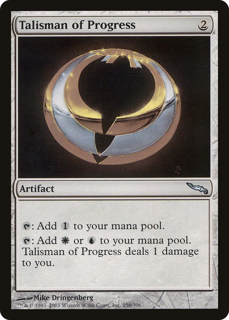 Talisman of Progress — Mirrodin — Magic: The Gathering