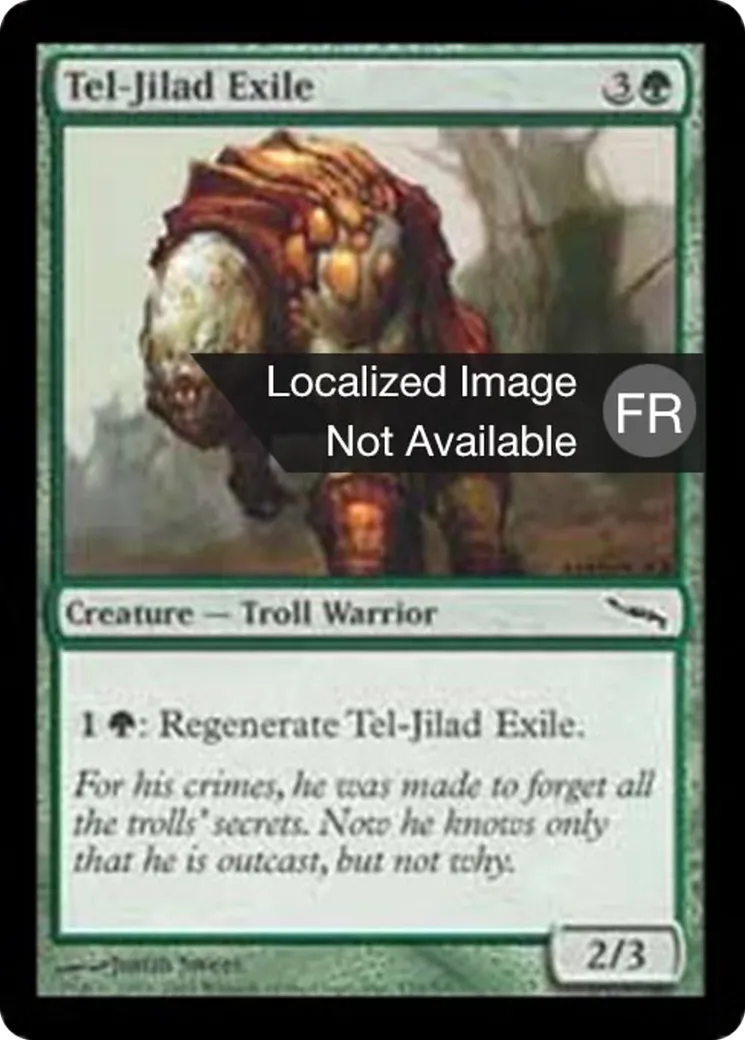Exilé de Tel-Jilad — Mirrodin — Magic: The Gathering