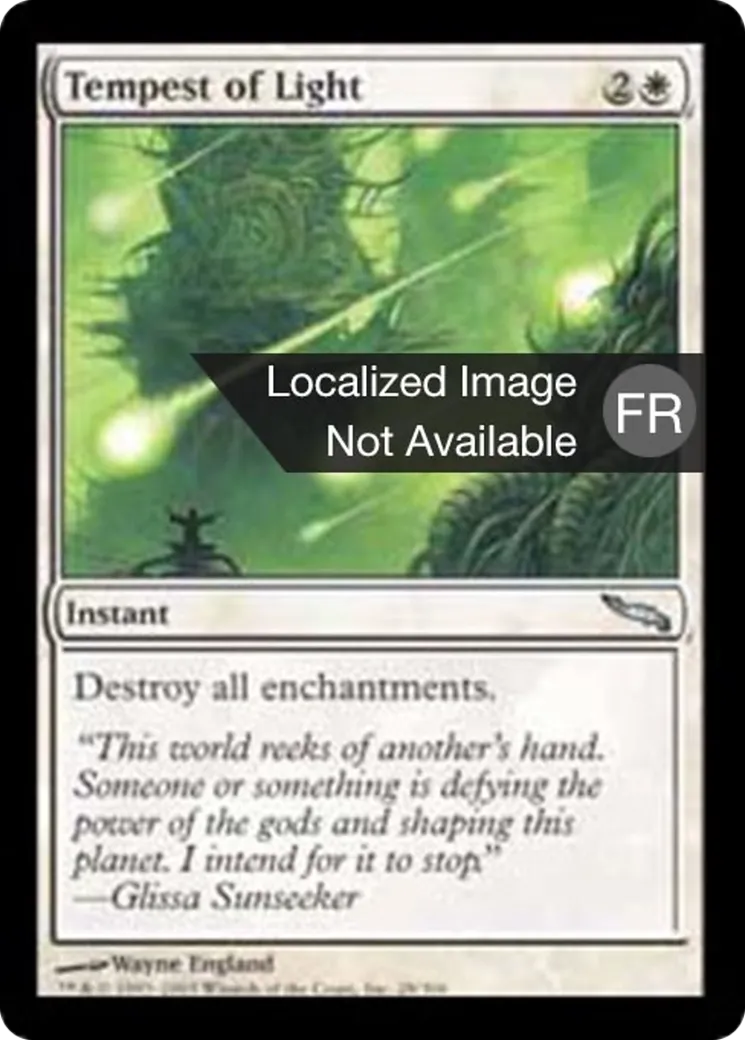 Tourmente de lumière — Mirrodin — Magic: The Gathering