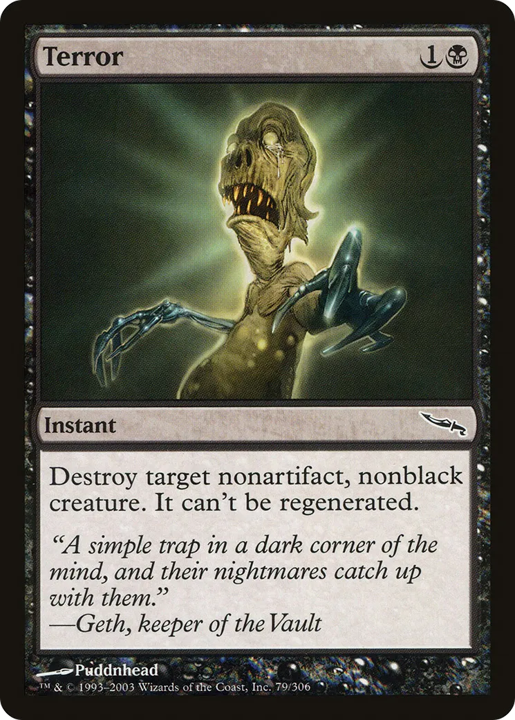 Terror — Mirrodin — Magic: The Gathering
