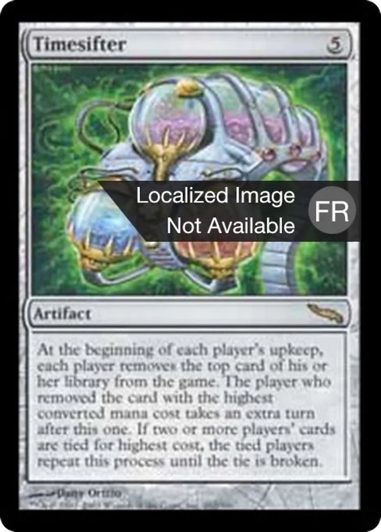 Tamiseur de temps — Mirrodin — Magic: The Gathering