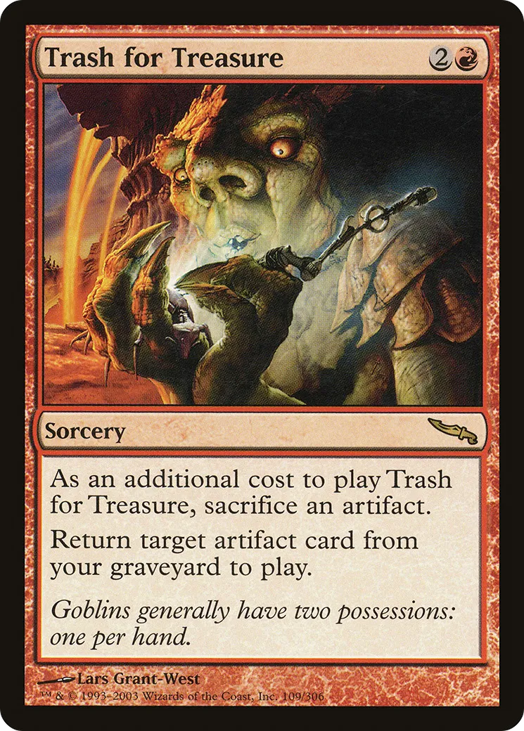 Trash for Treasure — Mirrodin — Magic: The Gathering