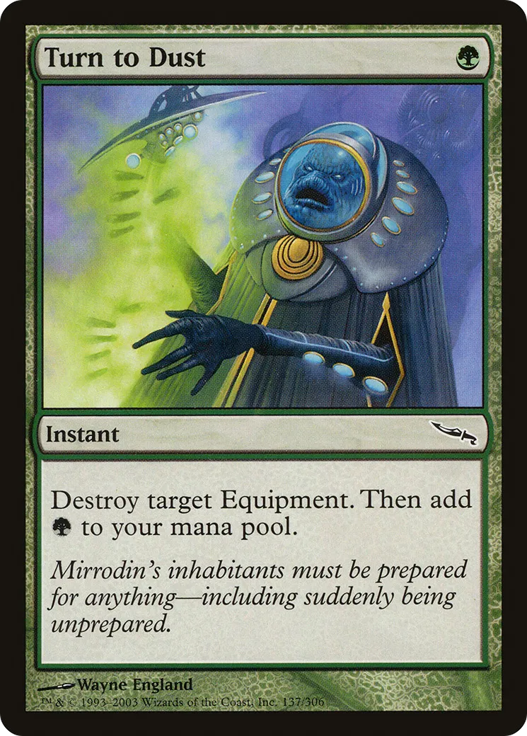 Turn to Dust — Mirrodin — Magic: The Gathering