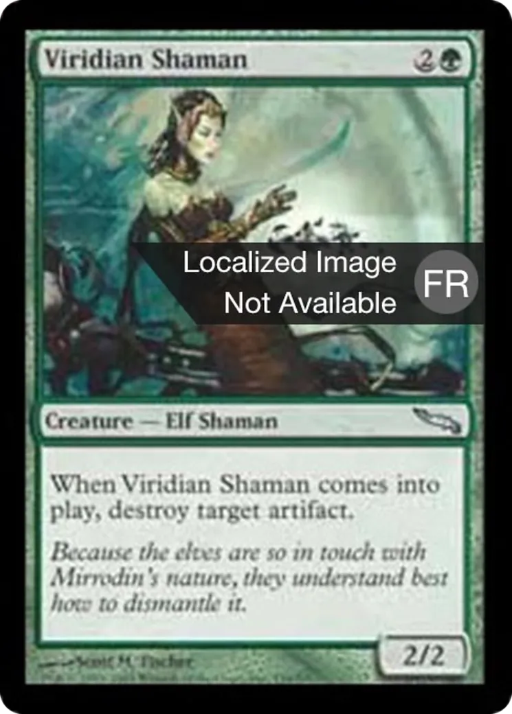 Shamane viridiane — Mirrodin — Magic: The Gathering