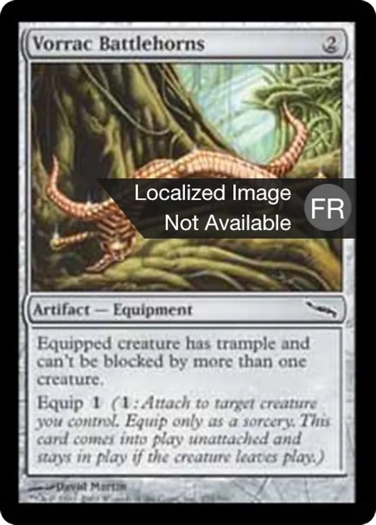 Cornes d'attaque de vorrac — Mirrodin — Magic: The Gathering