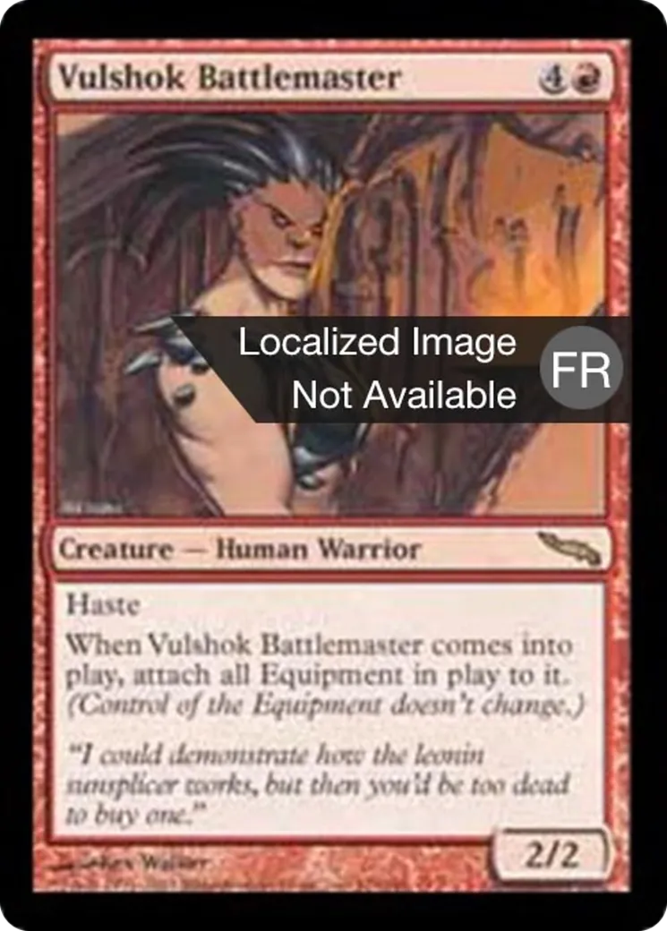 Maîtresse des batailles vulshoke — Mirrodin — Magic: The Gathering