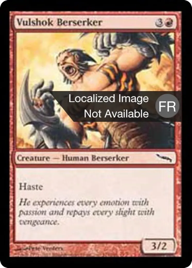 Berserker vulshok — Mirrodin — Magic: The Gathering
