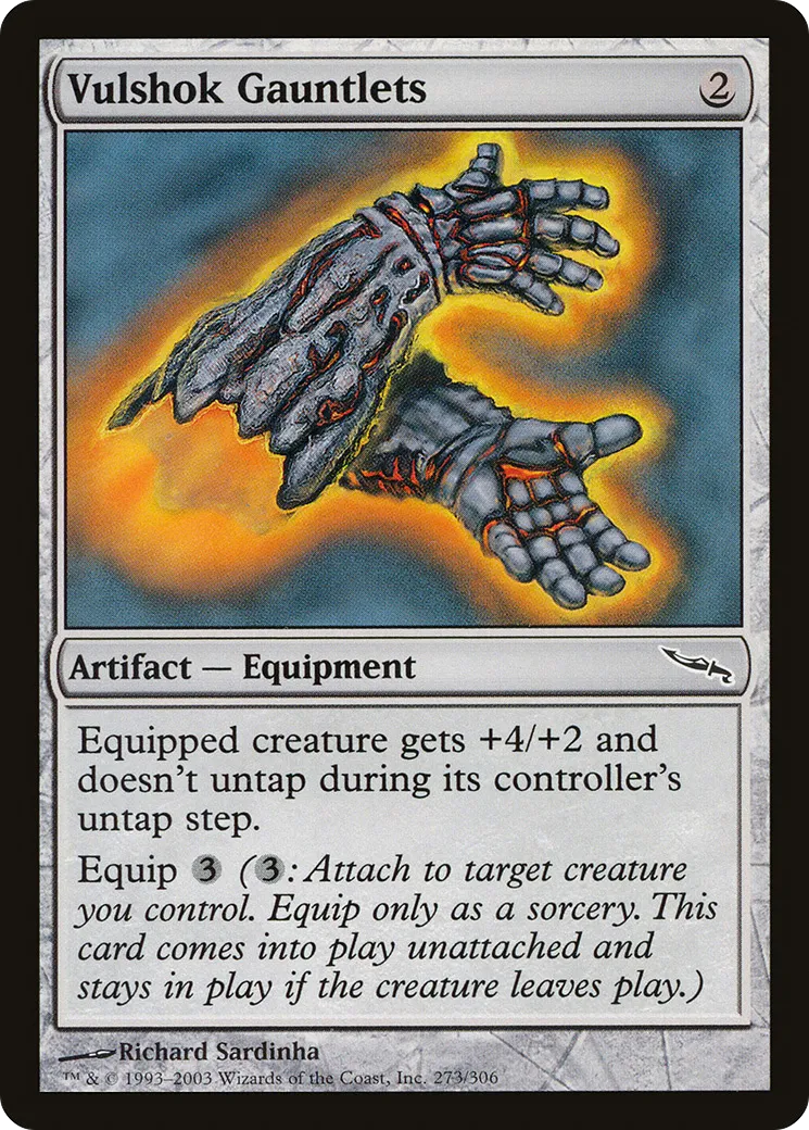 Vulshok Gauntlets — Mirrodin — Magic: The Gathering