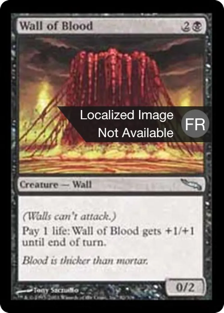 Mur de sang — Mirrodin — Magic: The Gathering